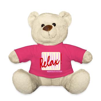 Nervous System Relax - Teddy Bear - pink - Front