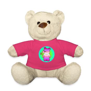 Sugar-sweet bear - Teddy Bear - pink - Front
