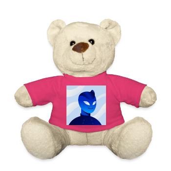 Blue Gradient Mask Avatar - Teddy - Pink - Vorne