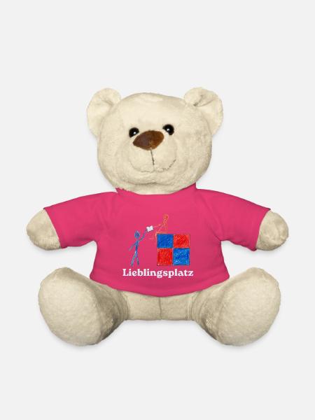 Lieblingsplatz Lernfreundschaft - Teddy - Pink