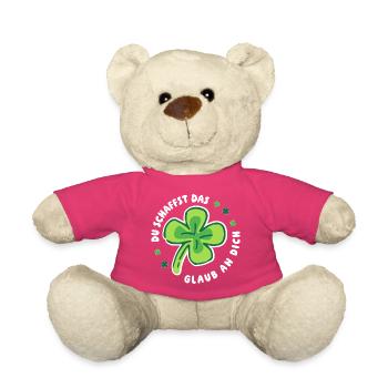 Du schaffst das! Glaub an dich! - Innere Stärke - Teddy - Pink - Vorne