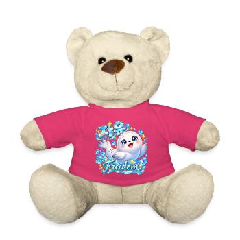 Kuscheliger Robbe Freiheit Design - Teddy - Pink - Vorne