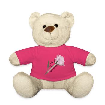 Rosen-Aquarell: zarte Blüte - Teddy - Pink - Vorne