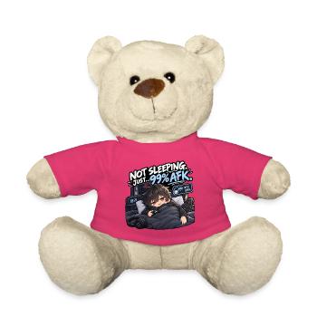 Nicht Schlafen 99% AFK Gamer - Teddy - Pink - Vorne