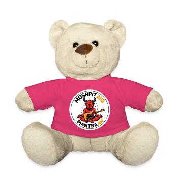Metalhead Mantra Gitarre Heavy Metal T-Shirt - Teddy - Pink - Vorne