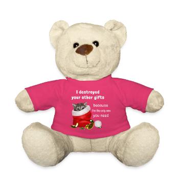 I destroyed your other gifts - Kätzchen - Teddy - Pink - Vorne