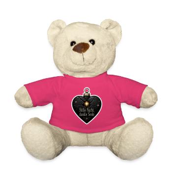 Stille Nacht dunkle Seele Weihnachtskugel Gothic - Teddy - Pink - Vorne