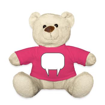 Sprechblase doppelt - Teddy - Pink - Vorne