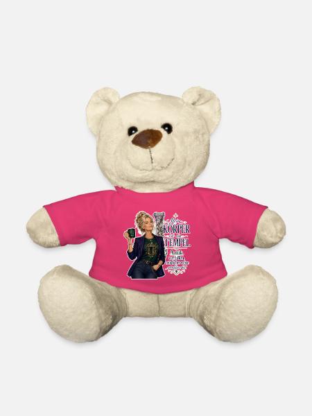 Mein Körper ist ein Tempel - Teddy - Pink