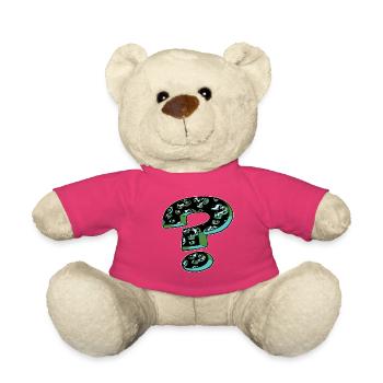 Fragezeichen 1 - Teddy - Pink - Vorne