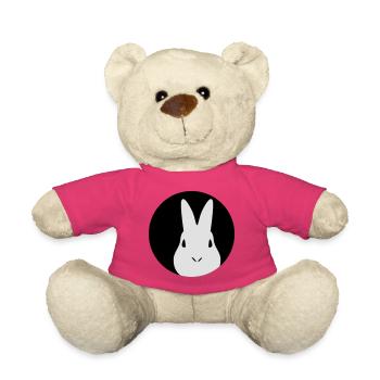 Kaninchen | Hase | Rabbit - Teddy Bear - pink - Front
