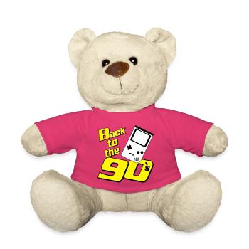 90er Party , Mottoparty , 90er Retrogame (25) - Teddy - Pink - Vorne
