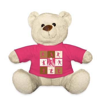 Badminton - Teddy Bear - pink - Front