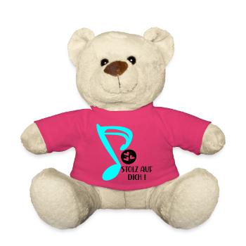 STOLZ AUF MUSIKERIN - MUSIKNOTE MUSIKINSTRUMENTE - Teddy - Pink - Vorne
