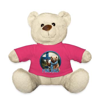 Finland - Finnland - Suomi - Teddy - Pink - Vorne