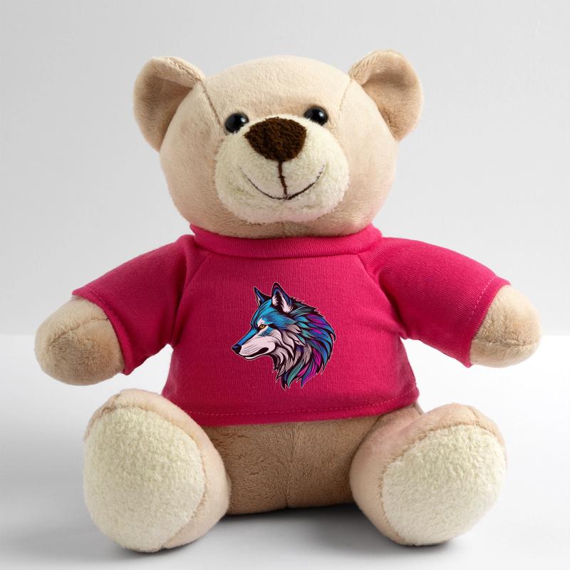 Das schöne Profil eines Wolfes Teddy