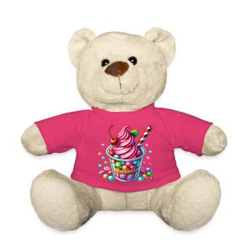 Plaisir des sens : Mug Candy Milkshake - Nounours - rose - Devant