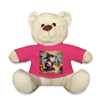 Die blauäugige Hexe und ihr magisches Banjo - Teddy - Pink - Vorne