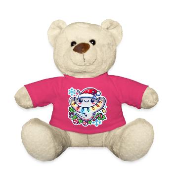 Holiday Ray of Joy - Teddy Bear - pink - Front