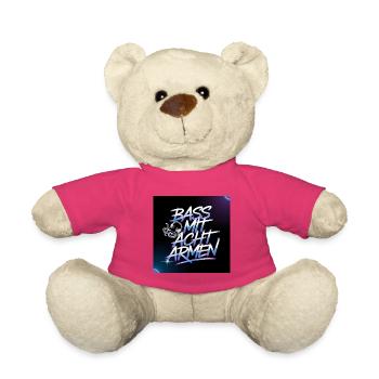 Bass MHF Acht Armen Neon Design - Teddy - Pink - Vorne