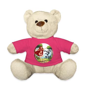 Roodkapje_danst_met_wolf - Teddy - Pink - Vorne