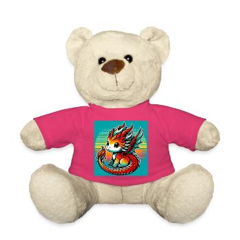 Drache - Teddy - Pink - Vorne