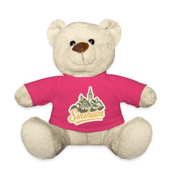 Sinsheim Kraichgau - Illustration Handlettering - Teddy - Pink - Vorne