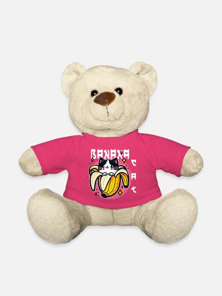 Kawaii Bananenkatze - Teddy - Pink