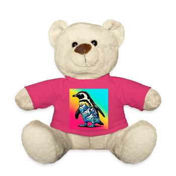 penguin - Teddy Bear - pink - Front