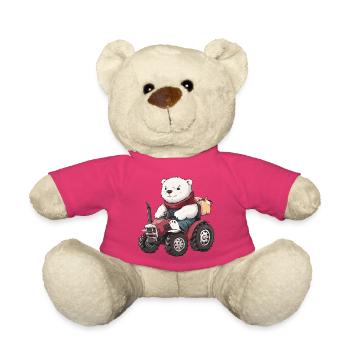 Éleveur de tracteurs à ours polaires - Nounours - rose - Devant