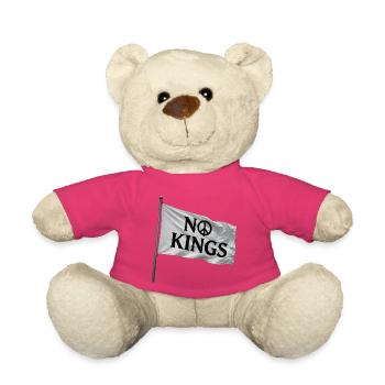 Symbole de paix du drapeau sans roi - Nounours - rose - Devant