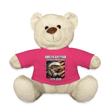 250 ans d’anniversaire américain de la fierté américaine - Nounours - rose - Devant