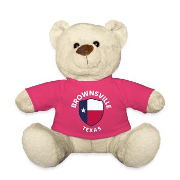 Bouclier du Texas de Brownsville - Nounours - rose - Devant