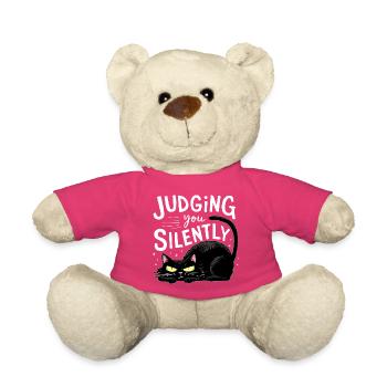 Te juger silencieusement Gatto divertente drôle - Nounours - rose - Devant
