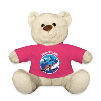 Snowboarding - Teddy Bear - pink - Front