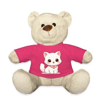 Magie de la Cloche du Chaton - Nounours - rose - Devant