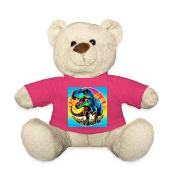 dinosaure - Nounours - rose - Devant