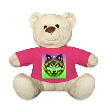 Wolf - Teddy - Pink - Vorne