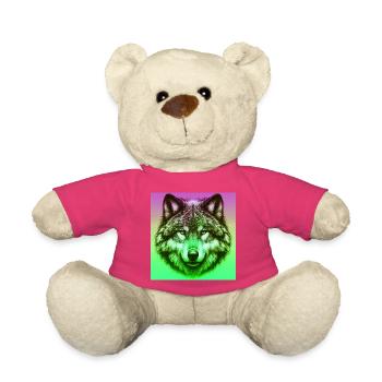 Wolf - Teddy - Pink - Vorne