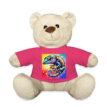 Gecko - Nounours - rose - Devant