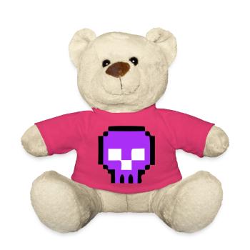 Fin du jeu de Pixel Skull - Nounours - rose - Devant