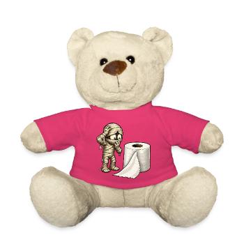 La momie et le dessin animé en papier toilette - Nounours - rose - Devant