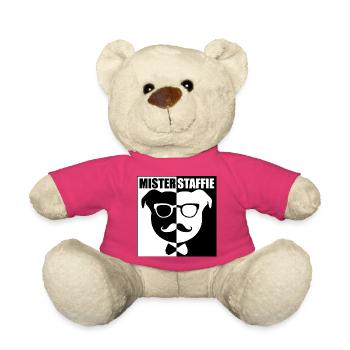 Mister Staffie - 011 - Teddy Bear - pink - Front