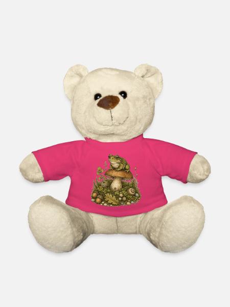 Goblincore Wald-Funde – Prinz auf Pilz - Teddy - Pink