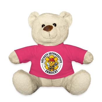 Bienenzüchter Ertragsstufe Hobbyimker Design - Teddy - Pink - Vorne