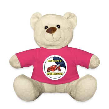 Anti-Fouling Endgegner T-Shirt Segel Boot - Teddy - Pink - Vorne