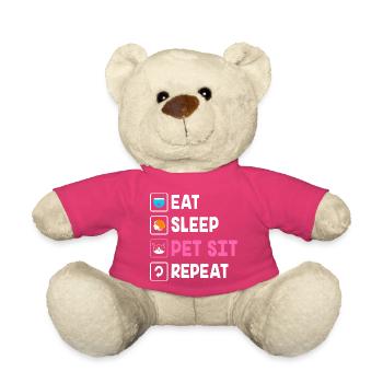 Haustier Sitter Haustiere Babysitter - Teddy - Pink - Vorne