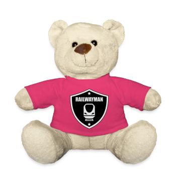 Eisenbahner / Eisenbahnen / Eisenbahn / Bahn - Teddy - Pink - Vorne