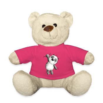 Panda se bloque I Panda Bear I Motif animal Pandas - Nounours - rose - Devant