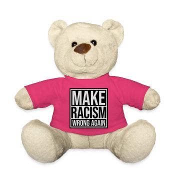 make racism wrong again - Teddy - Pink - Vorne